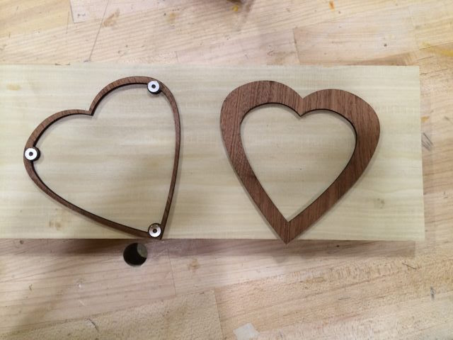 Prepping heart shapes
