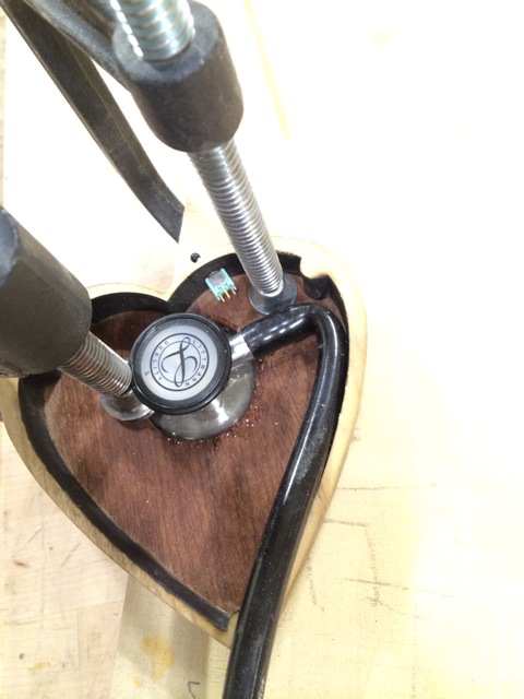 Adding stethoscope tubing